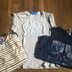 3 adidas t shirts
